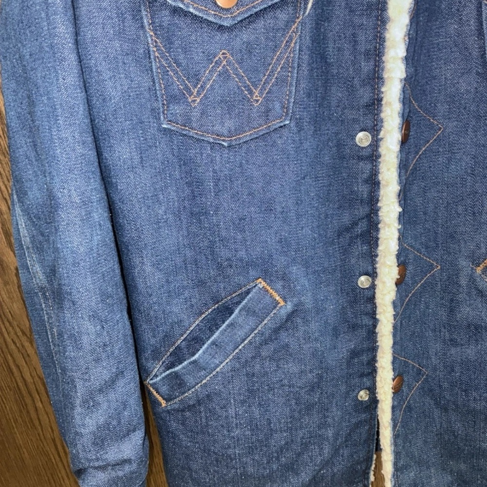 Men's Vintage Wrangler 70’s Wrangle Wrange Coat Size Small - Picture 5 of 5